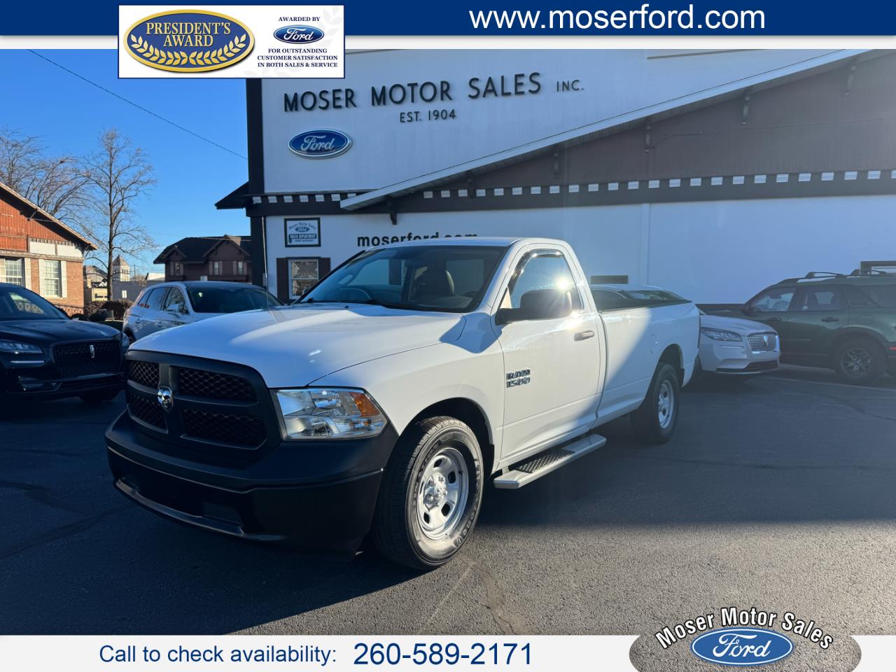 2015 RAM 1500 2WD Reg Cab 8' bed Tradesman