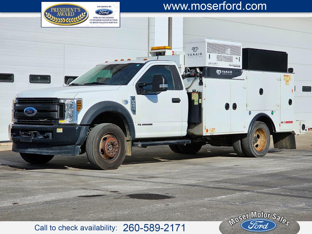 2019 Ford Super Duty F-550 DRW Mechanics Crane Truck