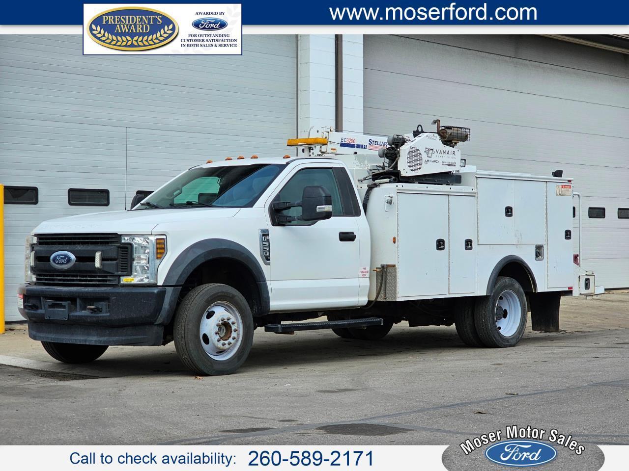 2019 Ford Super Duty F-550 DRW XL 4WD Reg Cab 145" WB 60" CA