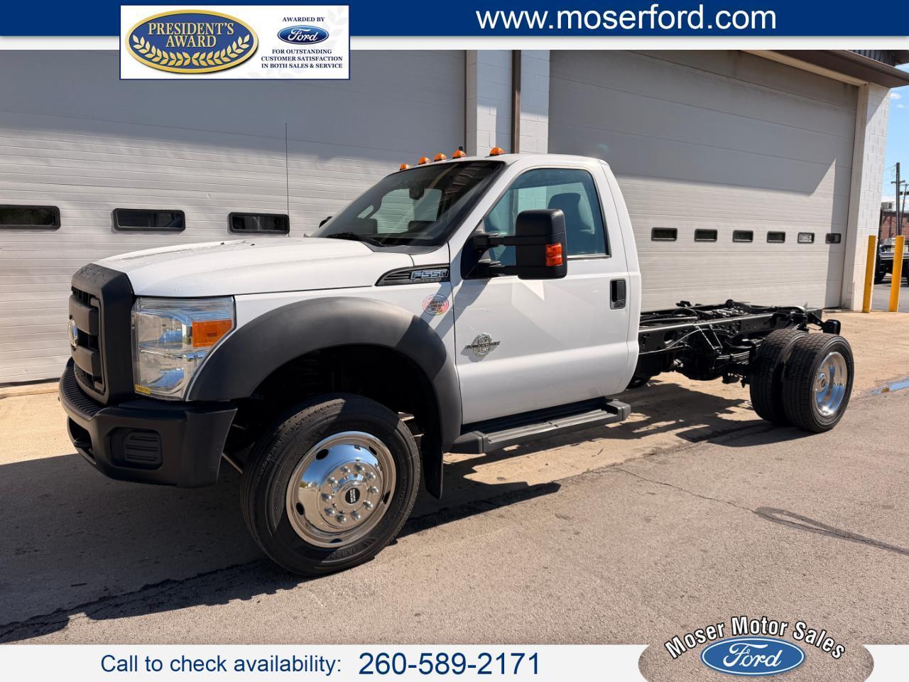 Ford Super Duty F-550 DRW 2WD Reg Cab 165" WB 84" CA XL 2012