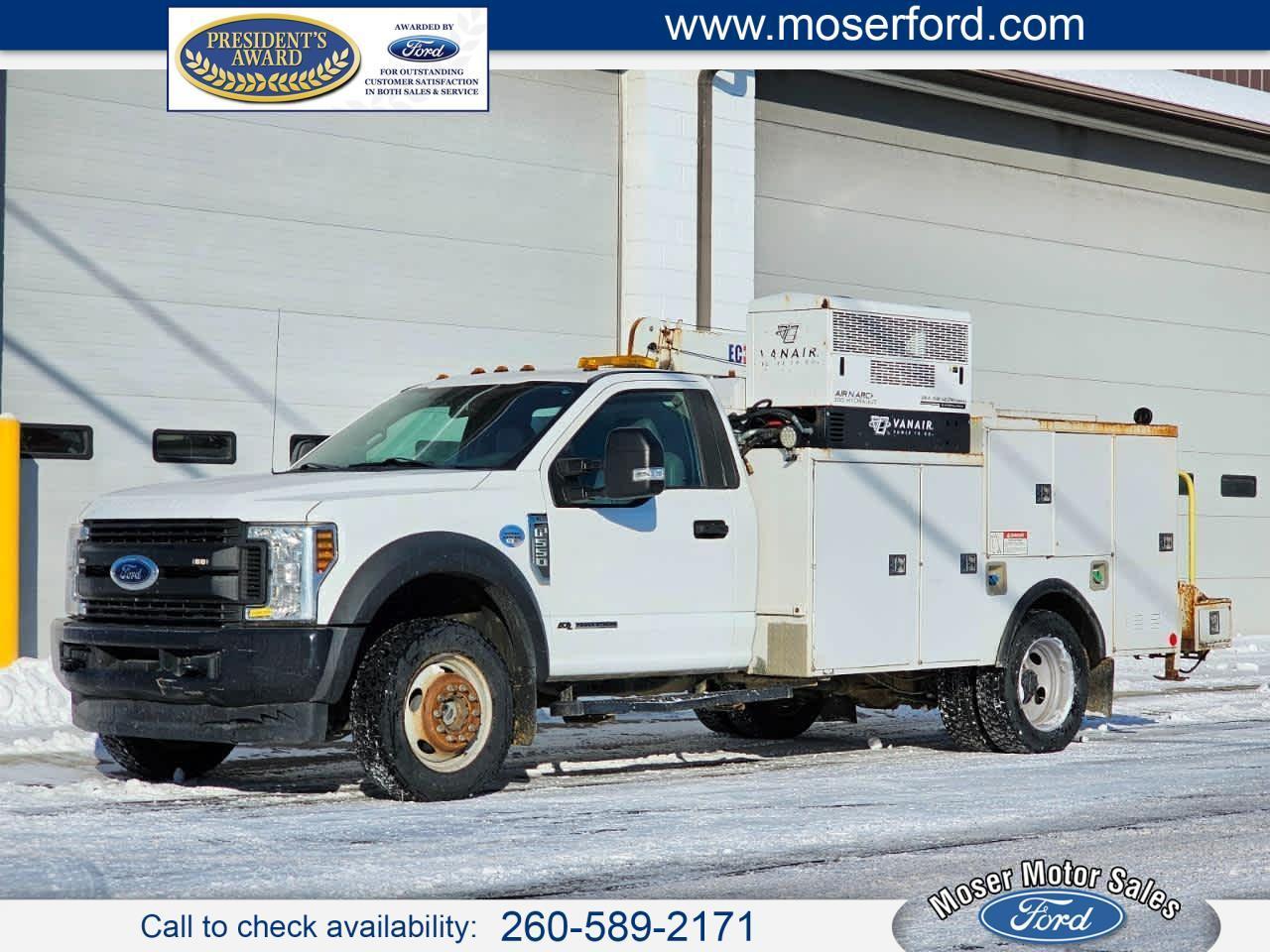 2019 Ford Super Duty F-550 DRW XL 4WD Reg Cab 145" WB 60" CA