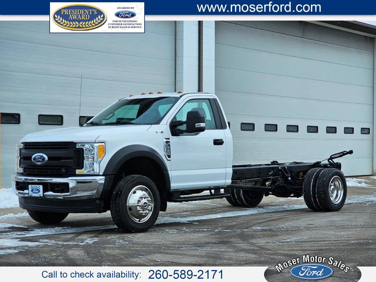 Ford Super Duty F-550 DRW XL 4WD Reg Cab 145" WB 60" CA 2017