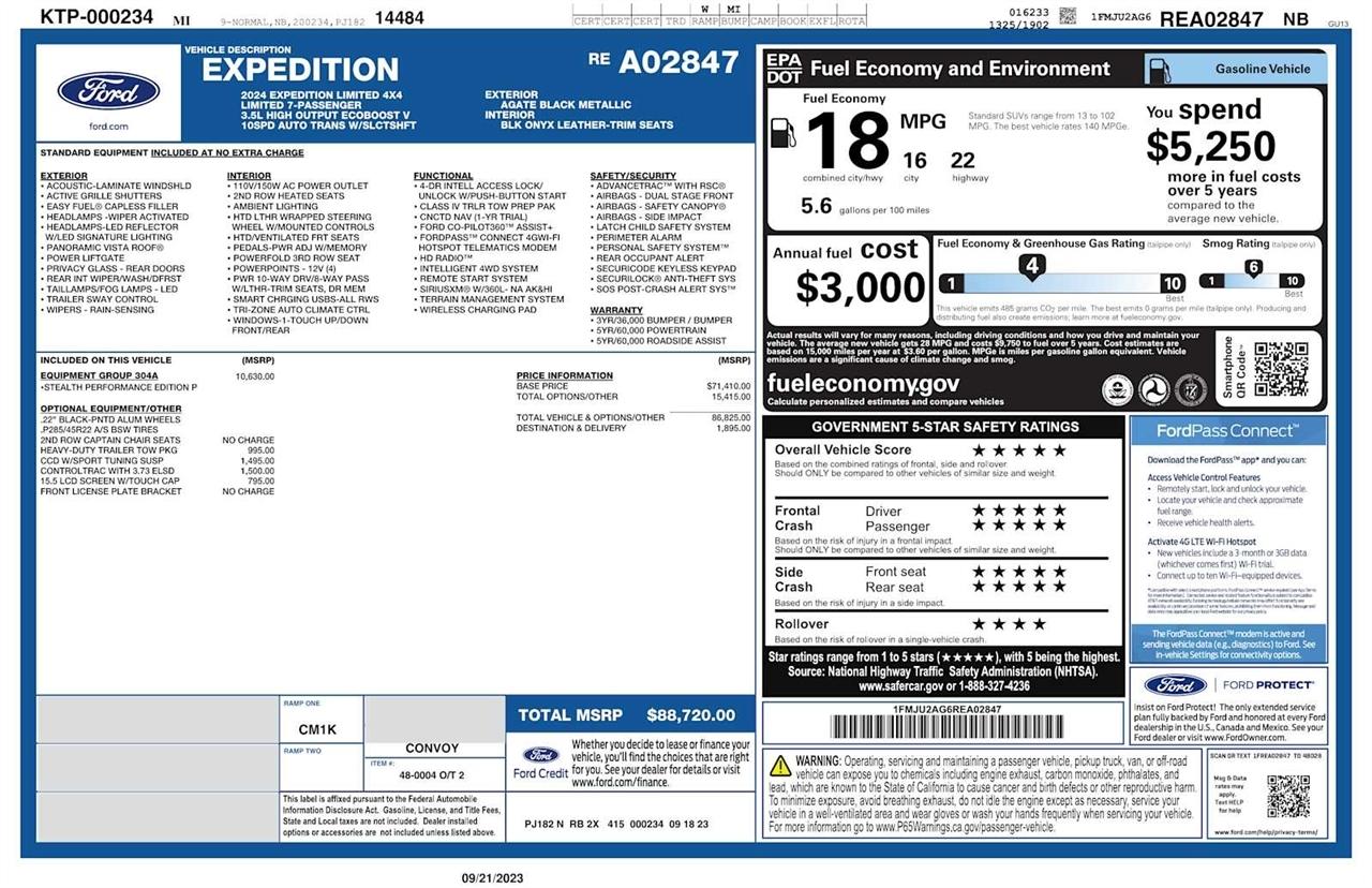 Ford Expedition Limited 4x4 2024