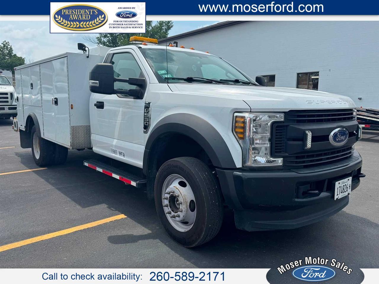 2019 Ford Super Duty F-550 DRW XL 4WD Reg Cab 145" WB 60" CA