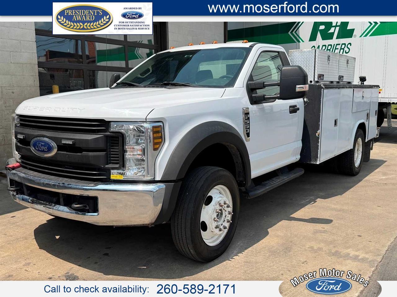 2019 Ford Super Duty F-550 DRW XL 4WD Reg Cab 145" WB 60" CA