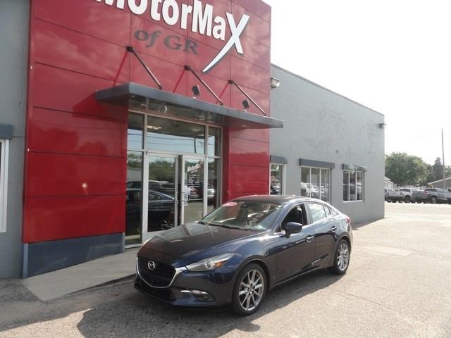 Blue 2018 Mazda MAZDA3 Sedan Front-Wheel Drive Automatic