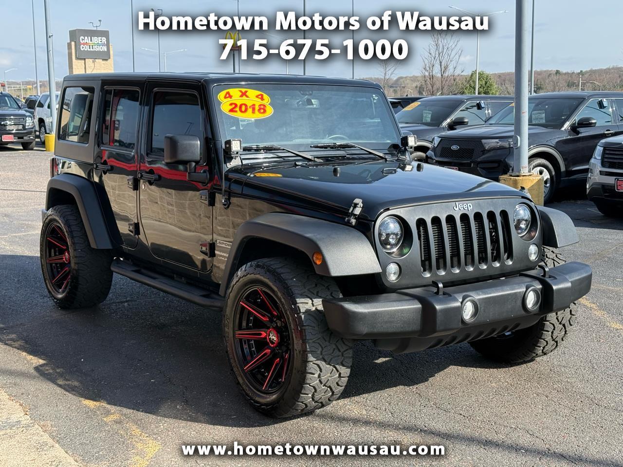2018 Jeep Wrangler JK Unlimited Sport 4WD