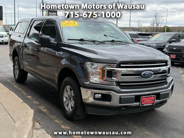 Gray 2019 Ford F-150 XLT SuperCrew 4WD Pickup Truck Four-Wheel Drive Automatic