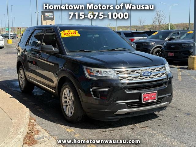 Black 2018 Ford Explorer XLT AWD SUV / Crossover All-Wheel Drive
