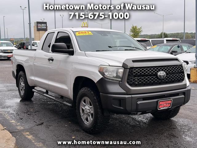 White 2021 Toyota Tundra Pickup Truck Four-Wheel Drive Automatic