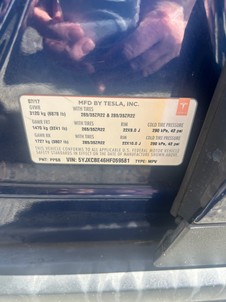 Tesla Model X P100D AWD 2017