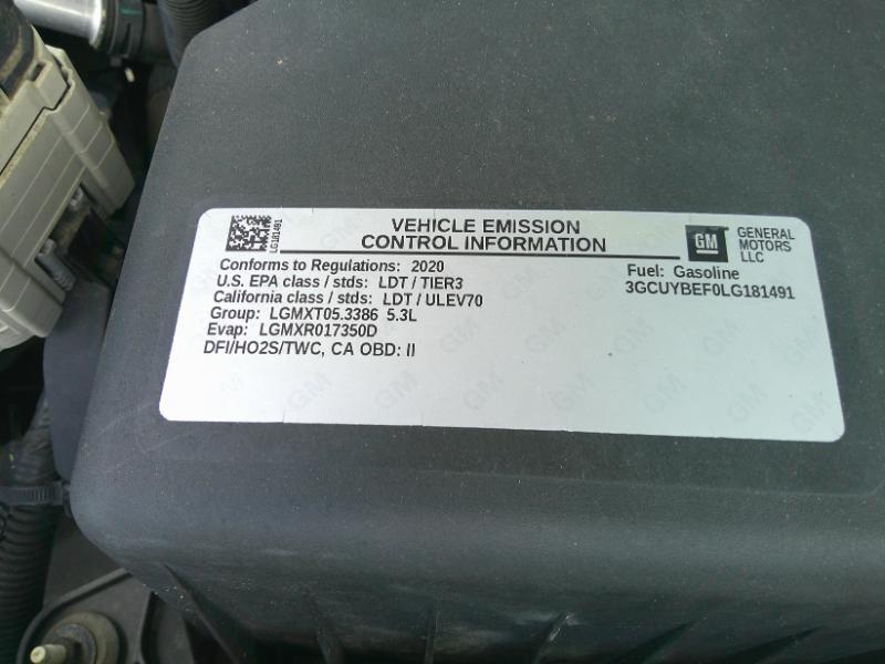 Chevrolet Silverado 1500 Custom Crew Cab Short Box 4WD 2020