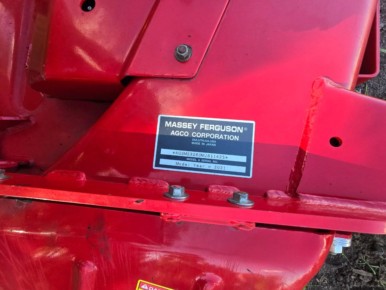 Massey Ferguson Implement  2021
