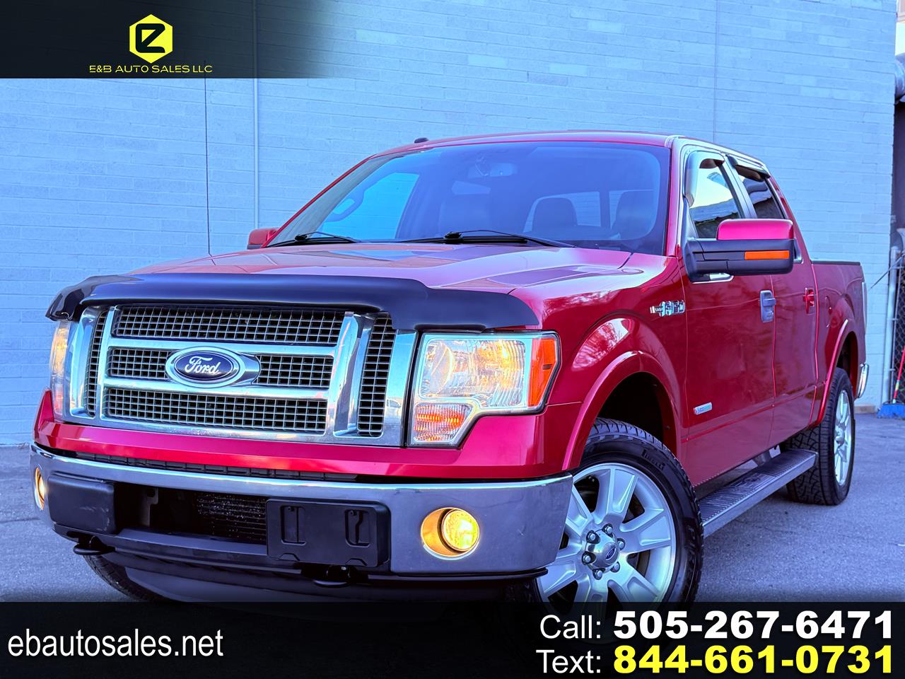 Ford F-150 Lariat SuperCrew 5.5-ft. Bed 4WD 2012
