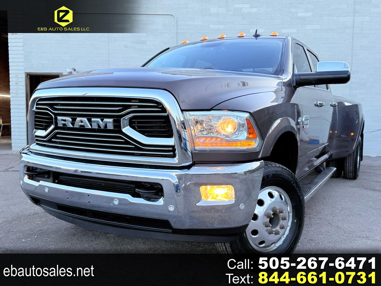 2018 RAM 3500 Longhorn Crew Cab LWB 4WD DRW