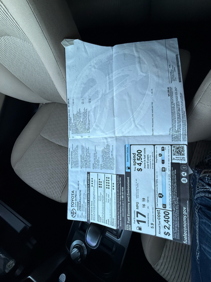 Toyota 4Runner SR5 4WD 2020