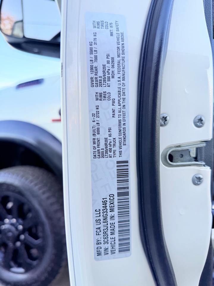 RAM 3500 Laramie Crew Cab LWB 4WD 2022