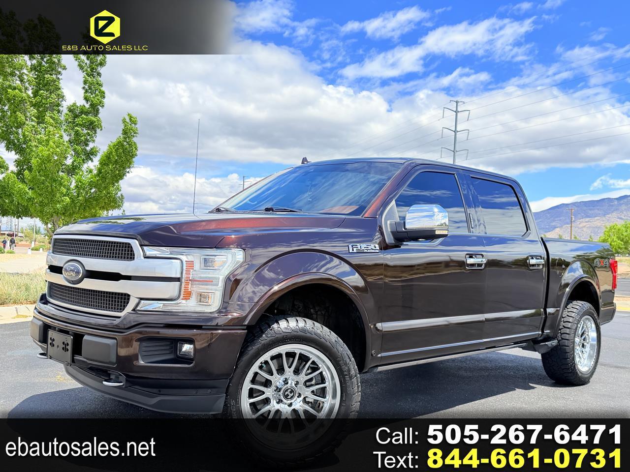 2018 Ford F-150 4WD SuperCrew 145" Platinum