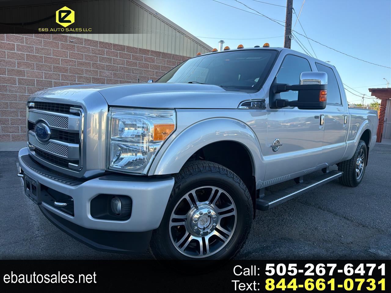 2015 Ford Super Duty F-250 SRW Platinum 4WD Crew Cab 6.75' Box