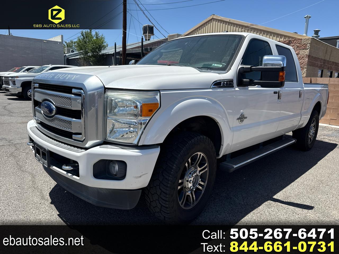 2015 Ford Super Duty F-250 SRW 4WD Crew Cab 156" Platinum