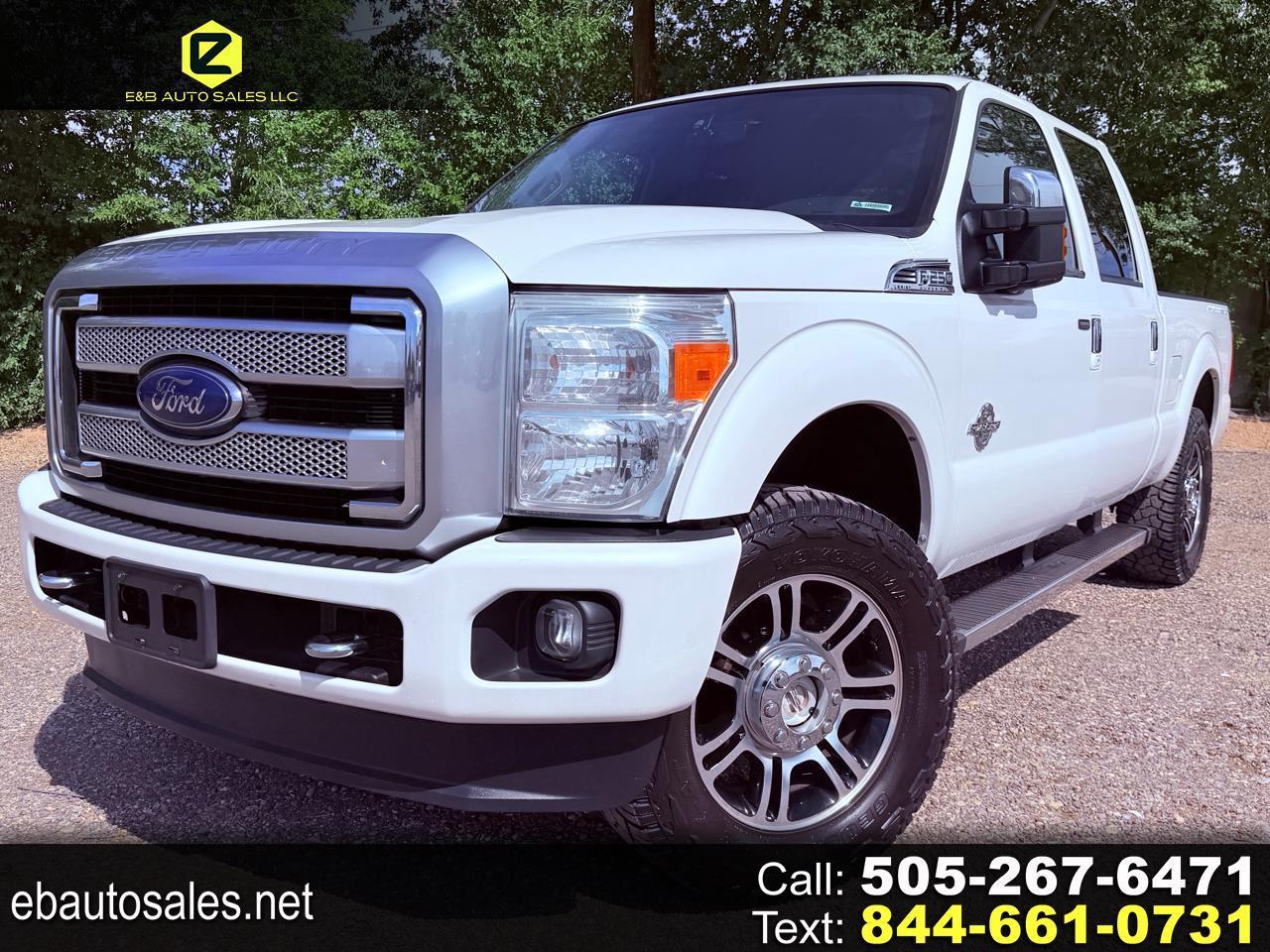 2015 Ford Super Duty F-250 SRW 4WD Crew Cab 156" Platinum