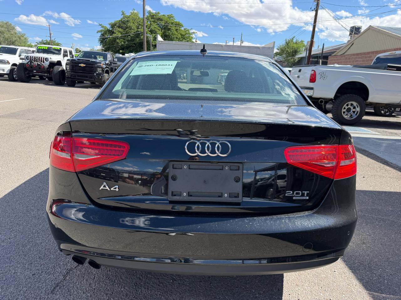 Audi A4 4dr Sdn Auto quattro 2.0T Premium Plus 2013