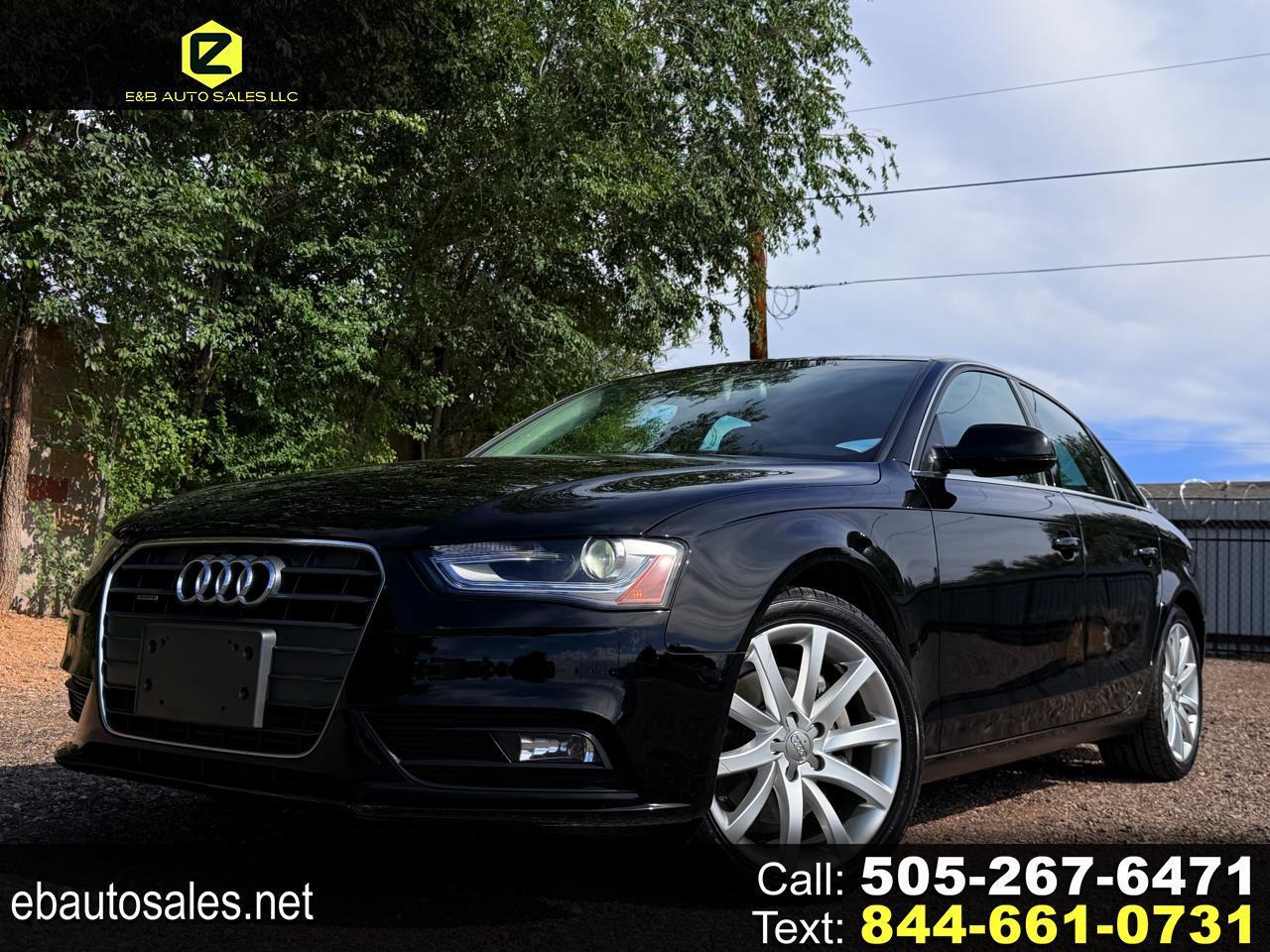 2013 Audi A4 4dr Sdn Auto quattro 2.0T Premium Plus