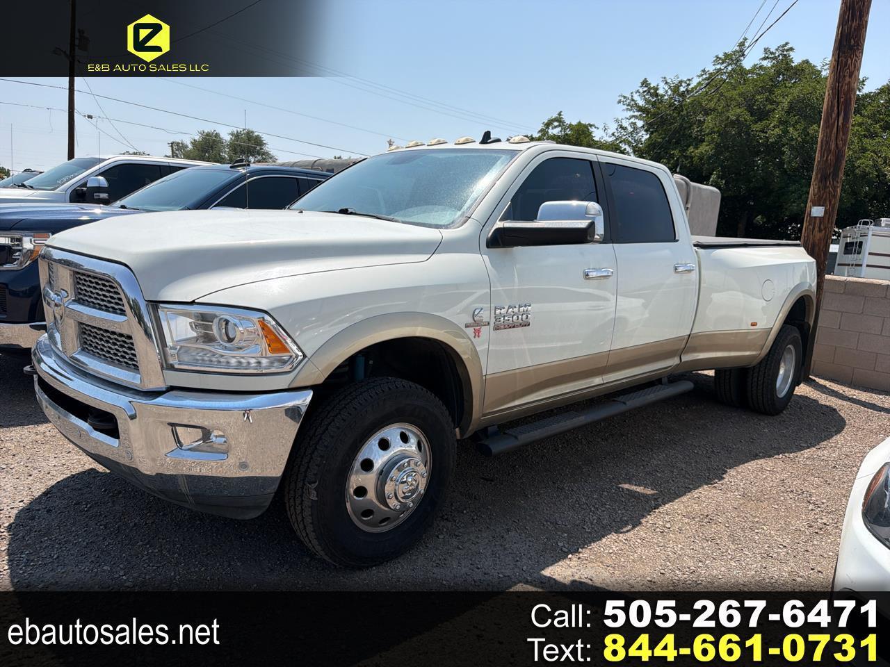 2017 RAM 3500 Laramie 4x4 Crew Cab 8' Box