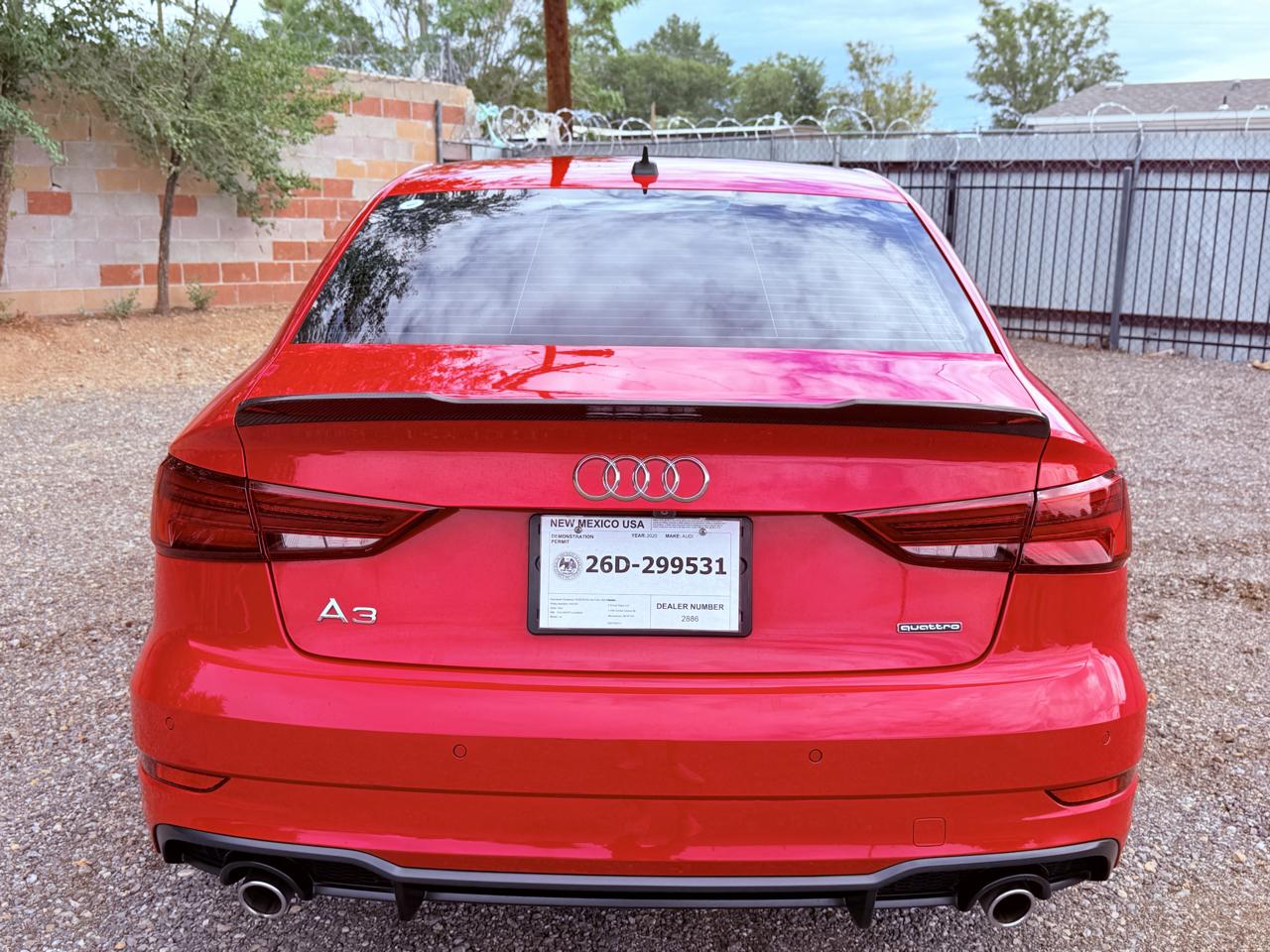 Audi A3 Sedan S line Premium Plus 45 TFSI quattro 2020