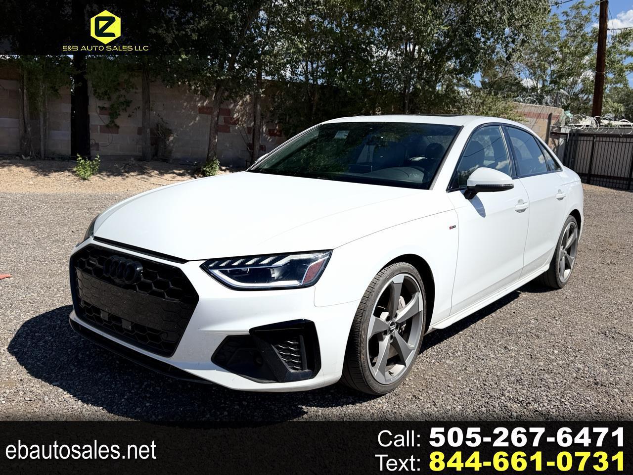2021 Audi A4 Sedan S line Premium Plus 45 TFSI quattro
