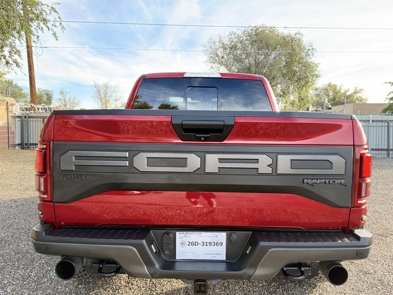 Ford F-150 Raptor 4WD SuperCrew 5.5' Box 2020