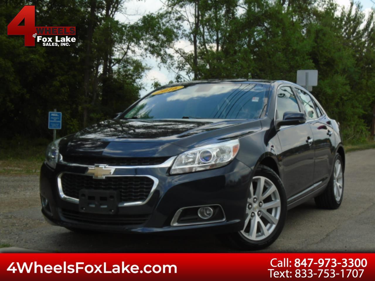 Used 16 Chevrolet Malibu Limited 4dr Sdn Ltz For Sale In Fox Lake Il 600 4 Wheels Of Fox Lake