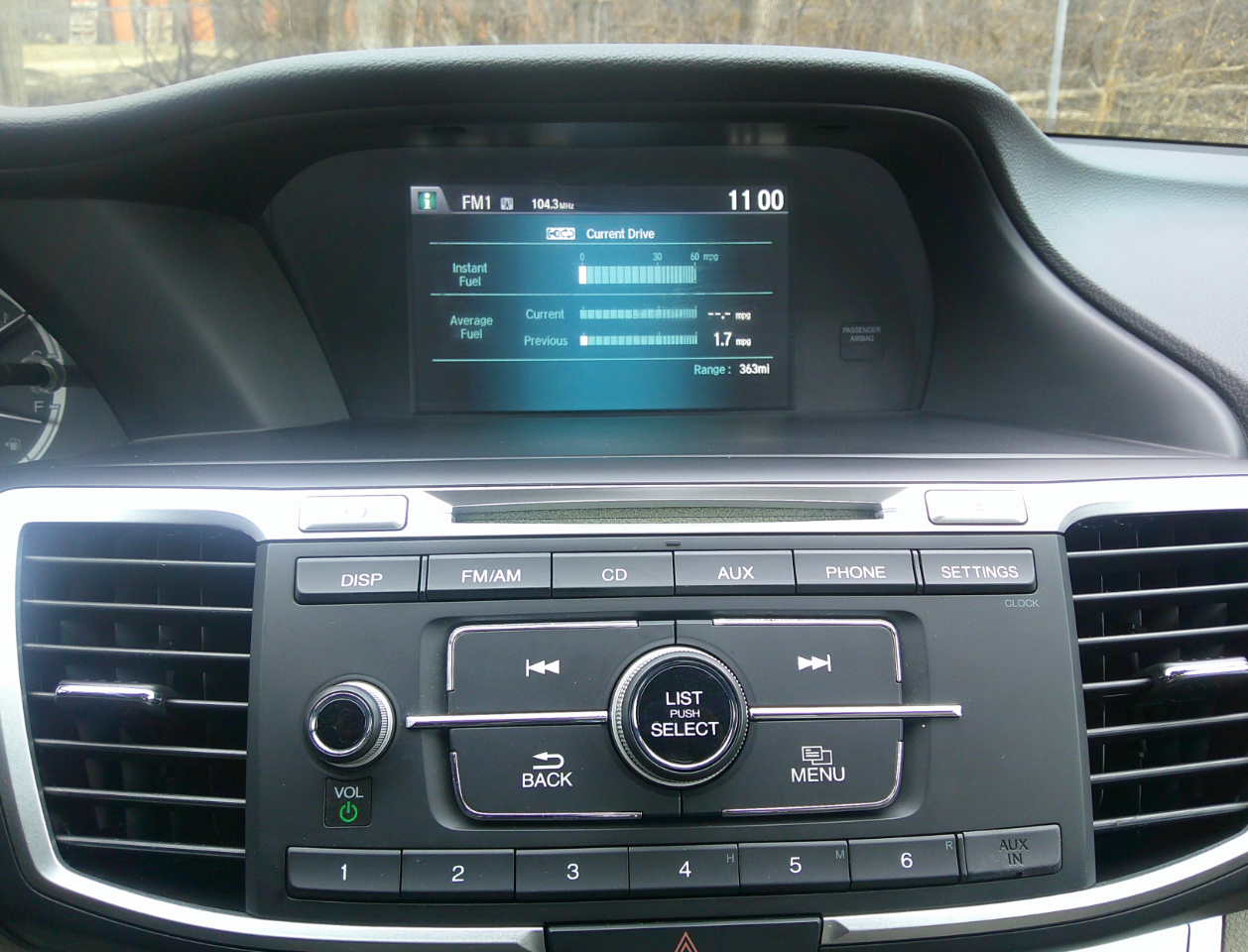 Honda Accord Sedan 4dr I4 CVT EX 2015