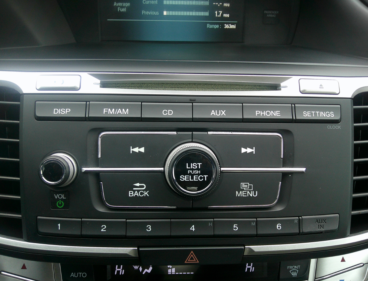 Honda Accord Sedan 4dr I4 CVT EX 2015