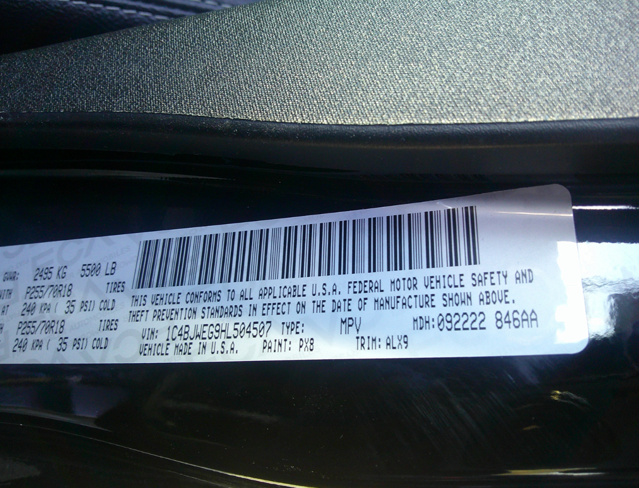 Jeep Wrangler Unlimited Sahara 4x4 2017