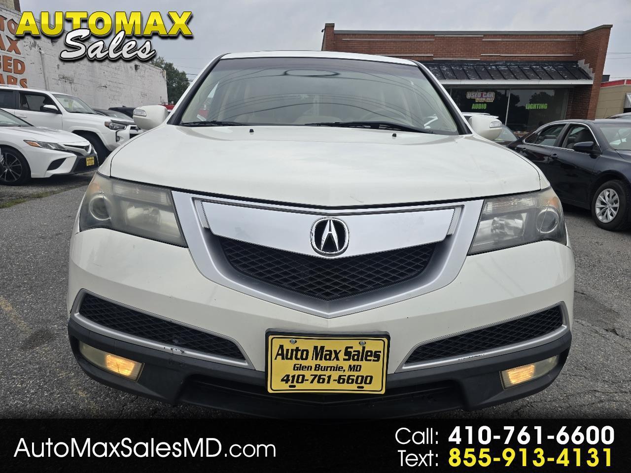 Acura MDX 6-Spd AT w/Tech Package 2012
