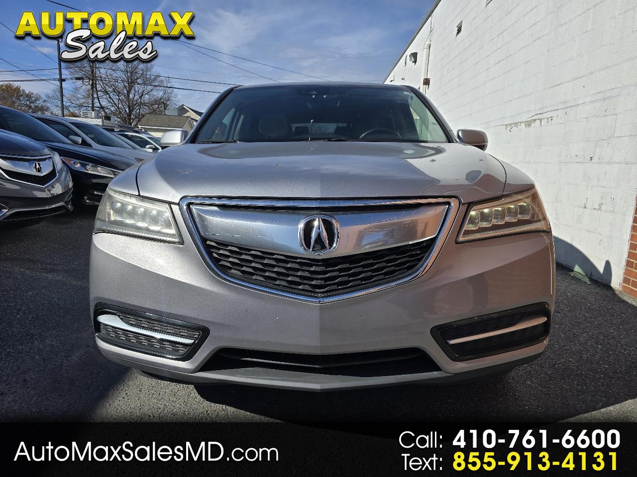 2016 Acura MDX SH-AWD 4dr w/Tech/AcuraWatch Plus
