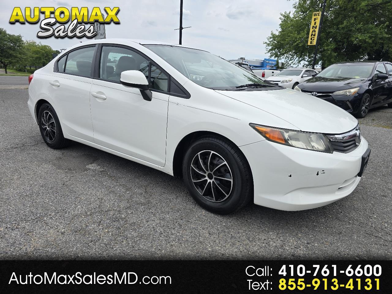 Honda Civic Sdn 4dr Auto LX 2012