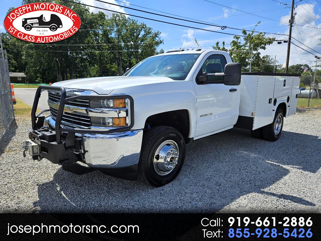 2015 Chevrolet Silverado 3500HD 4WD Reg Cab 133.7" DRW, For Sale In Raleigh NC