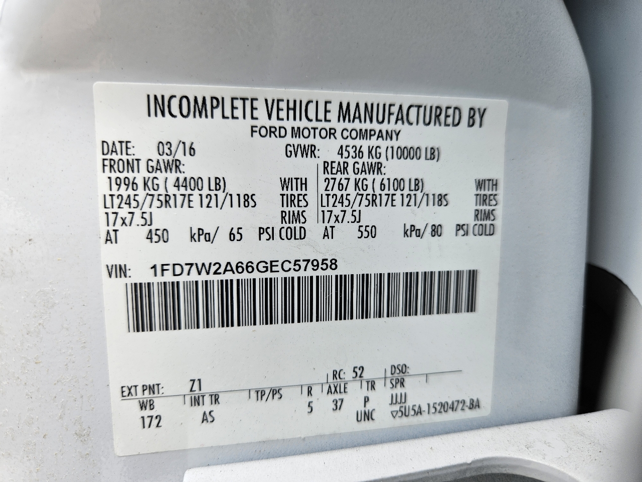 Ford F-250 SD  2016 Ford F-250 SD  2016