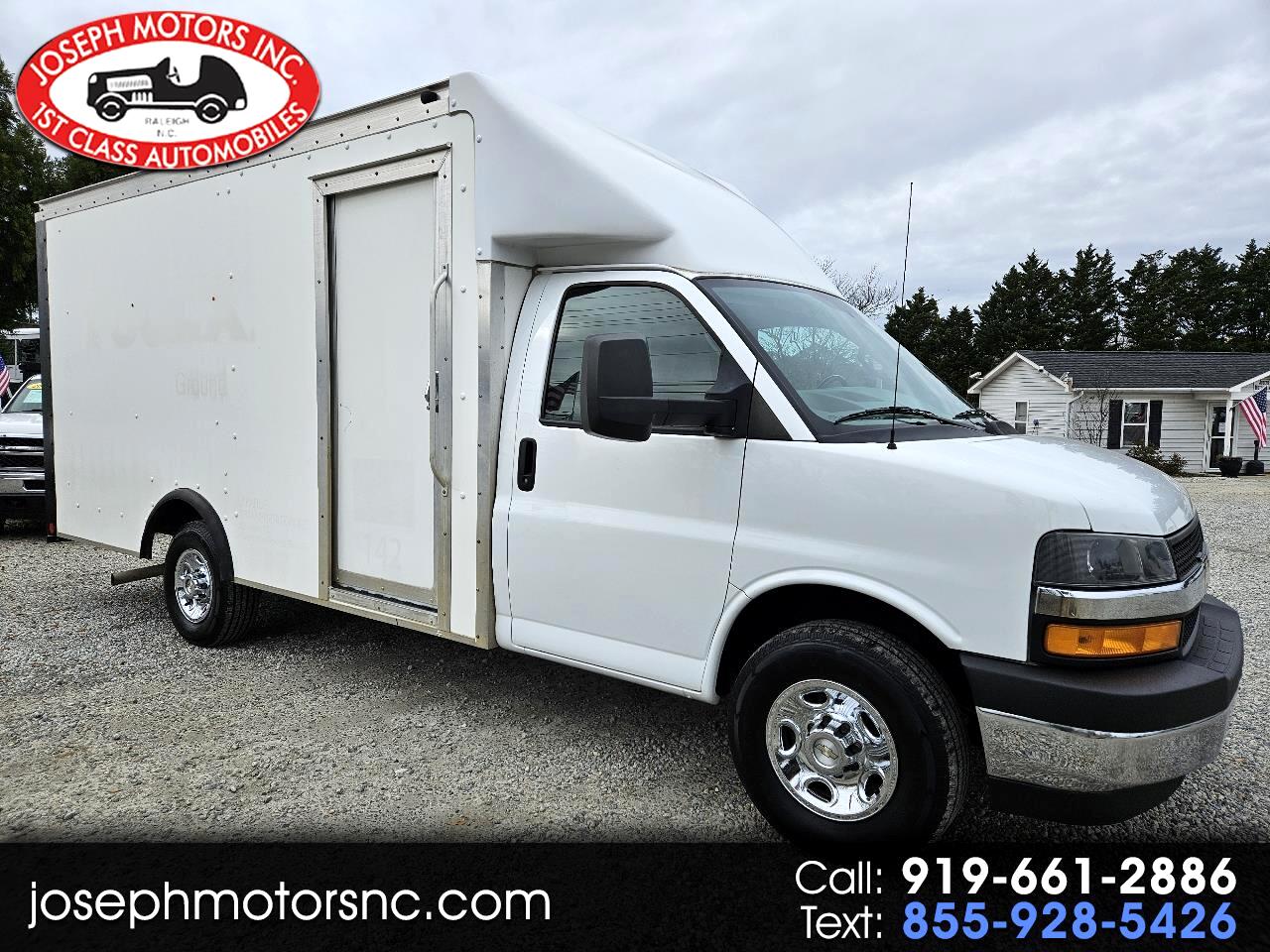 2021 Chevrolet Express G3500 14-Foot Box Truck, For Sale In Raleigh, NC.