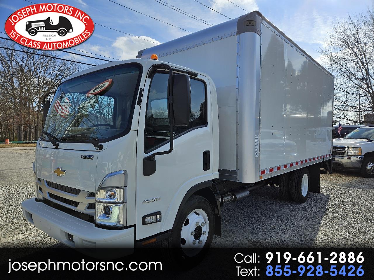 2023 Chevrolet Chassis 4500 16 Foot Box Truck, For Sale In Raleigh NC.