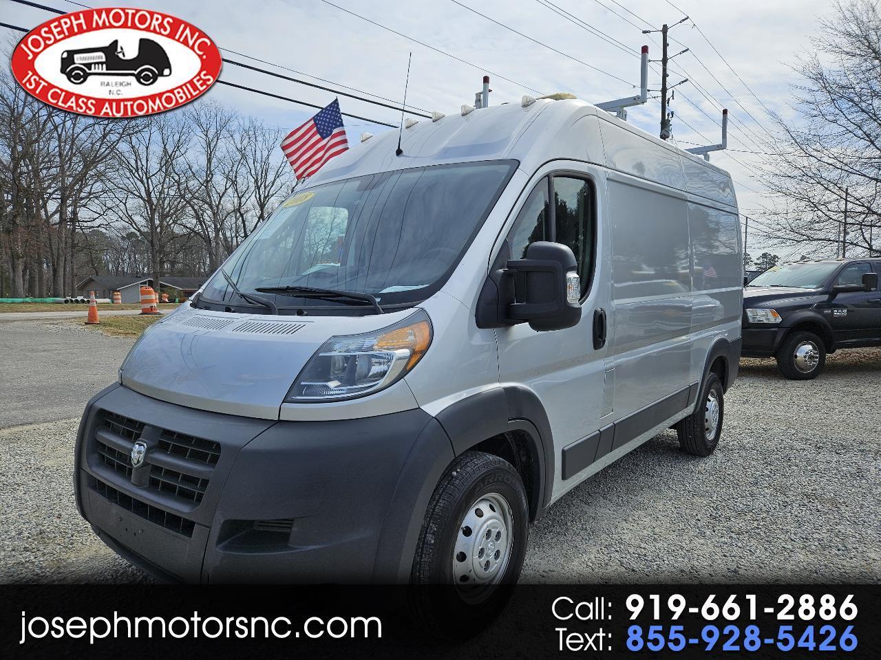 2018 RAM ProMaster Cargo Van 1500 High Roof 136" WB