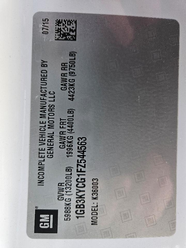 Chevrolet Silverado 3500HD 4WD Reg Cab 133.7" DRW LT 2015