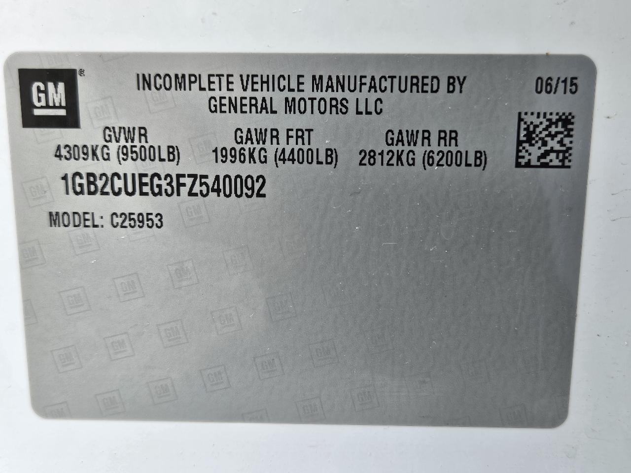 Chevrolet Silverado 2500HD  2015