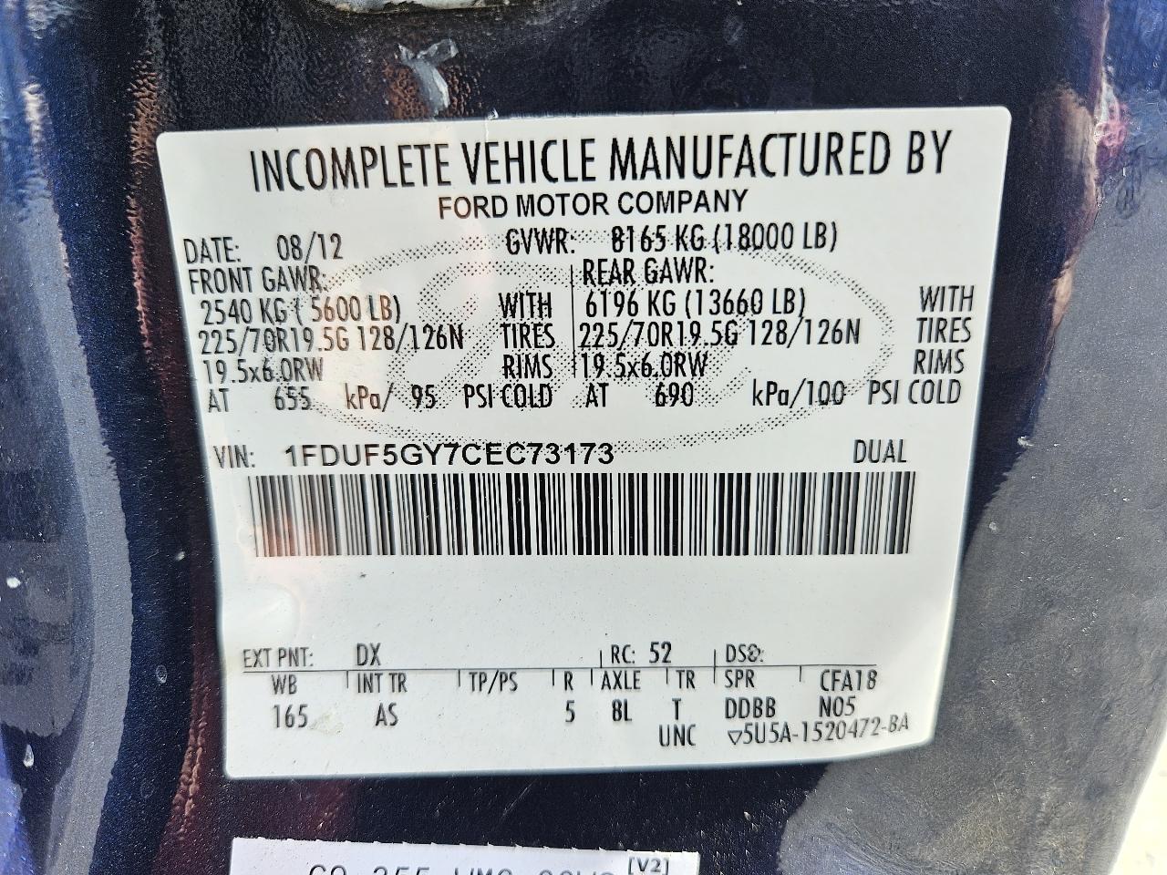 Ford F-550  2012