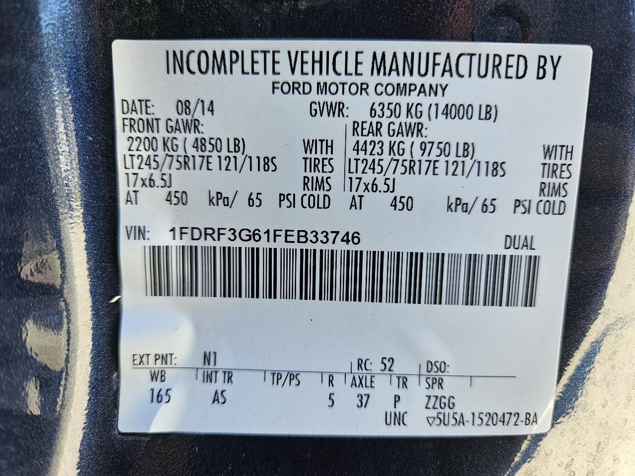 Ford F-350 SD  2015
