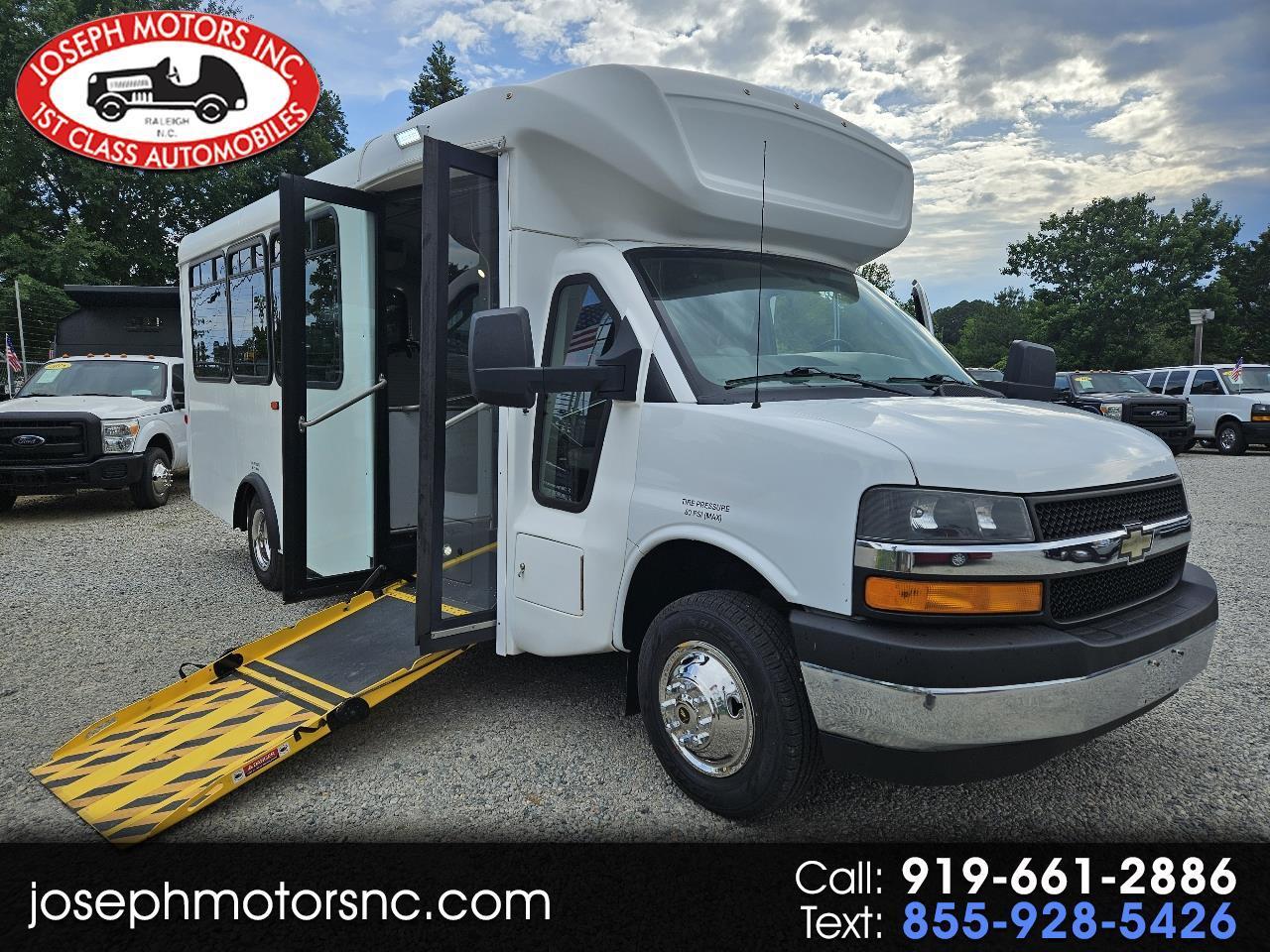 2018 Chevrolet Express 4500 Handicap/Mobility, For Sale In Raleigh, NC.