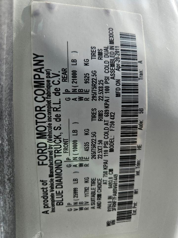 Ford F-750  2011