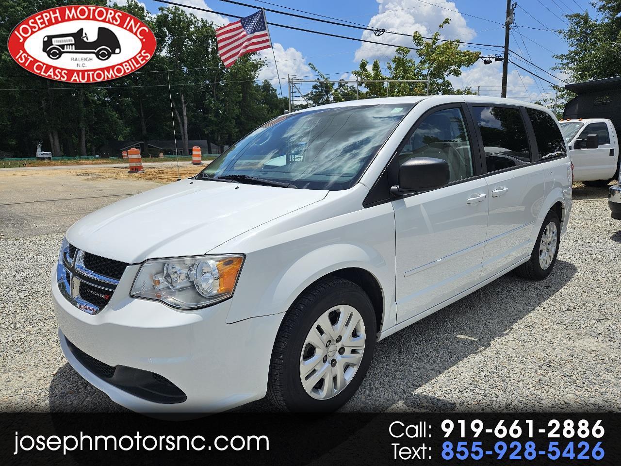 2017 Dodge Grand Caravan SE, For Sale In Raleigh, NC